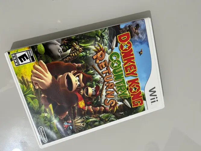 Donkey Kong Country Returns para o Nintendo Wii.