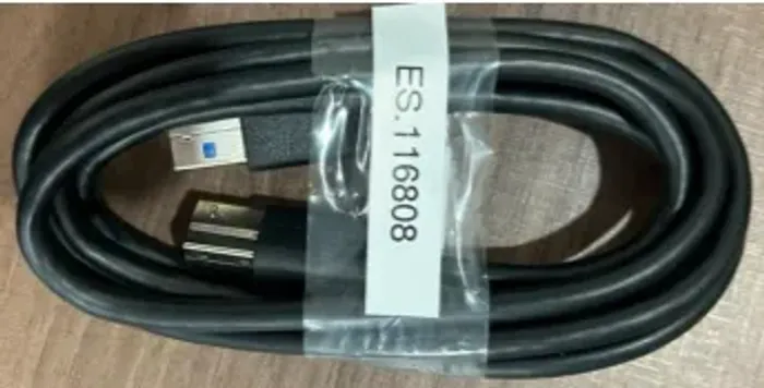 CABO MONTADO TRANSFERENCIA DADOS PRETA USB-A 3.0 USB-B 3.0 1,8M