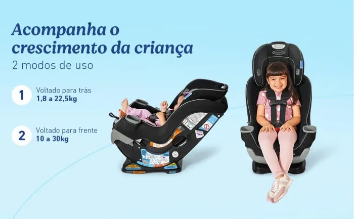 Cadeira para auto infantil nova graco