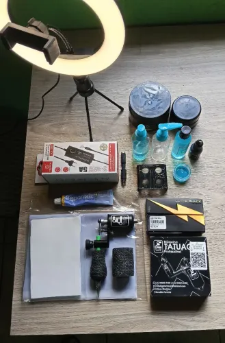 Kit de tatuagem completo