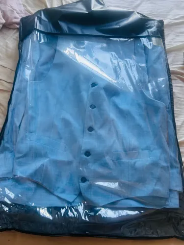 Terno azul para noivo