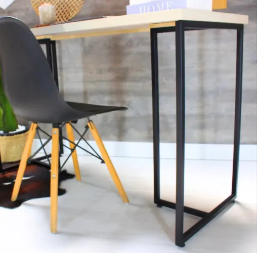 2 Pés de mesa 75x38 industrial resistente