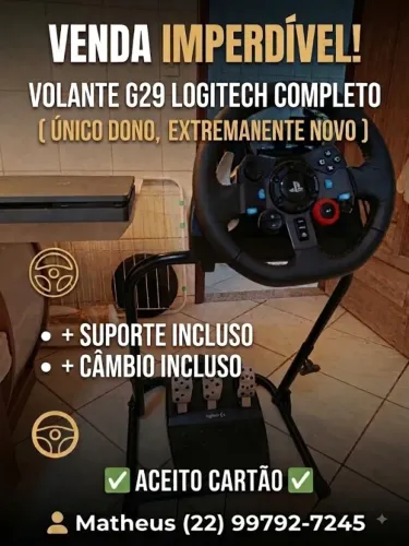 VOLANTE G29 COMPLETO