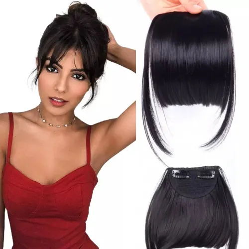 Franjas cabelo humano