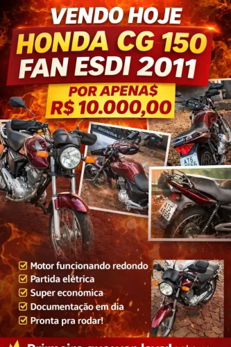 Vendo cg fan 150