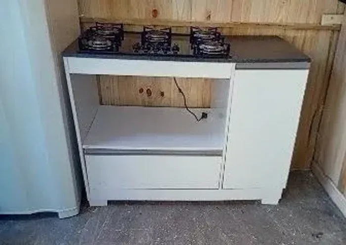Vendo kit balcão e fogão cooktop 5 bocas funcionando bem
