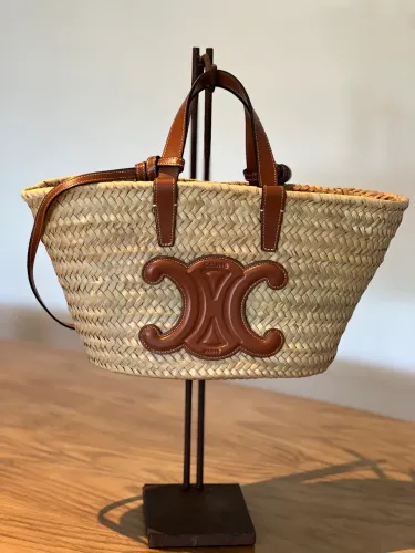 Bolsa de palha Celine