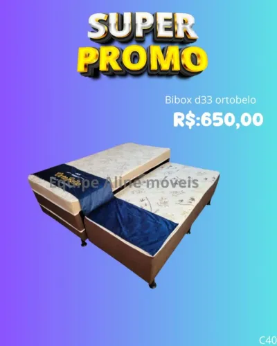 Bicama Ortobelo d33 bibox / pague na entrega / Receba em até 48h