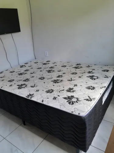 Cama seminova de casal conjugada Ortobom