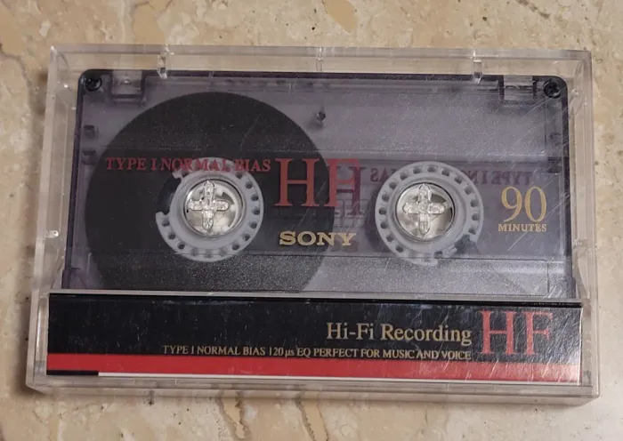 Fita cassette Sony 90 minutos usada em ótimo estado <br><br>