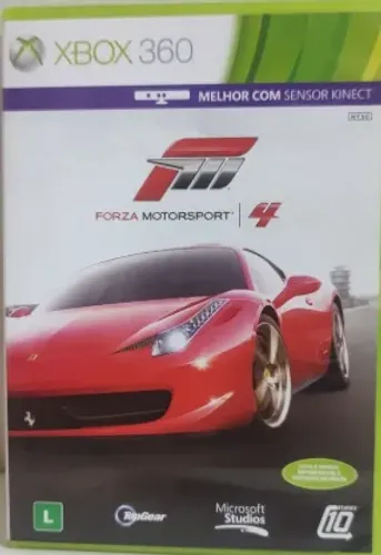 Jogo Forza Motorsport 4 Xbox 360 2XDVD Mídia Física
