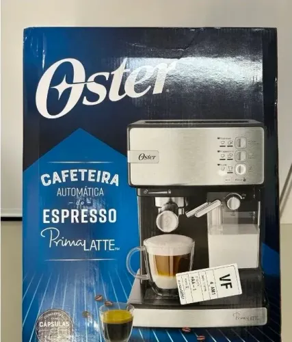 Cafeteira Espresso Oster PrimaLatte inox 127v - (Nova / Nunca usada / Lacrada)
