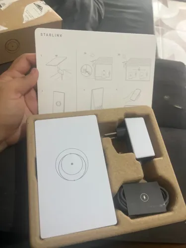 Roteador Starlink V4 Gen 3 Wi-Fi 6 Completo na Caixa (Original)