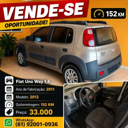Fiat Uno WAY 1.4 EVO Fire Flex 8V 5P 2012