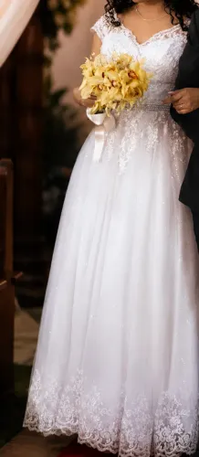 Vestido de noiva - Elegante e delicado