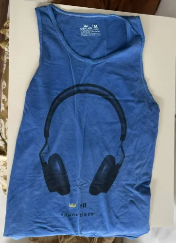Camisa regata azul M Osklen Stone