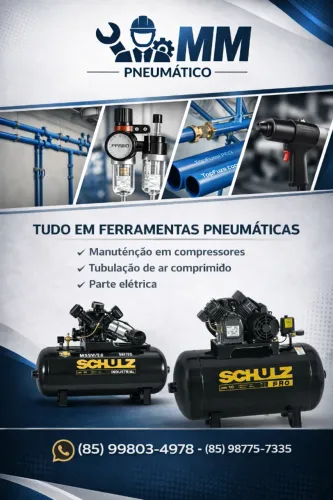 MM PNEUMÁTICO MANUTENÇÃO EM COMPRESSORES E REDES DE AR COMPRIMIDO