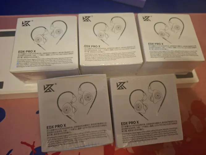 kit 5 Fones retorno KZ EDX PRO LACRADOS
