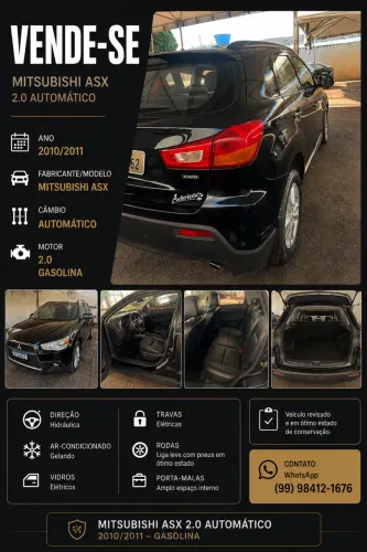Mitsubishi ASX 2.0 16V 4X4 160cv Aut. 2011