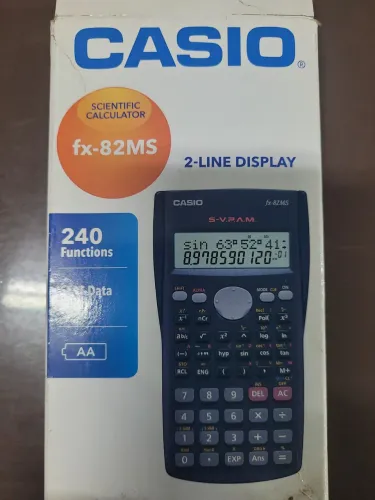 Calculadora scientific caso modelo fx-82Ms
