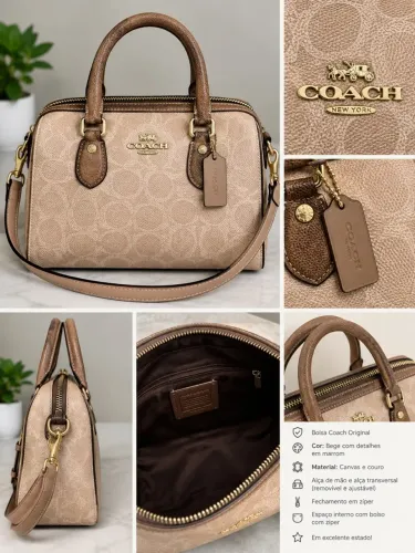 Bolsa coach rowan original edição especial 