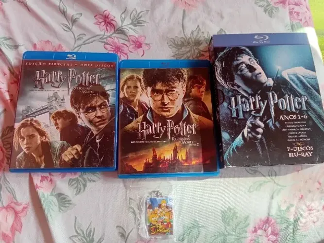 Bluray coleção completa de Harry Potter + Relíquias da Morte