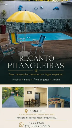 CHÁCARA PARA TEMPORADA, ZONA SUL - SÃO JOSÉ DO RIO PRETO