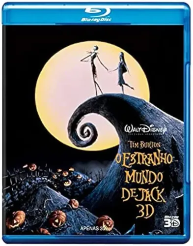Blu-ray 3D O Estranho Mundo de Jack apenas 3D