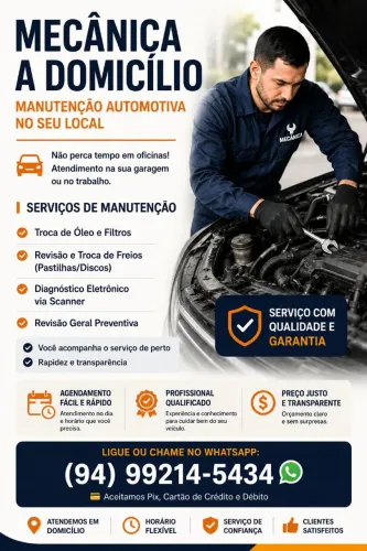 TÉCNICO AUTOMOTIVO A DOMICÍLIO