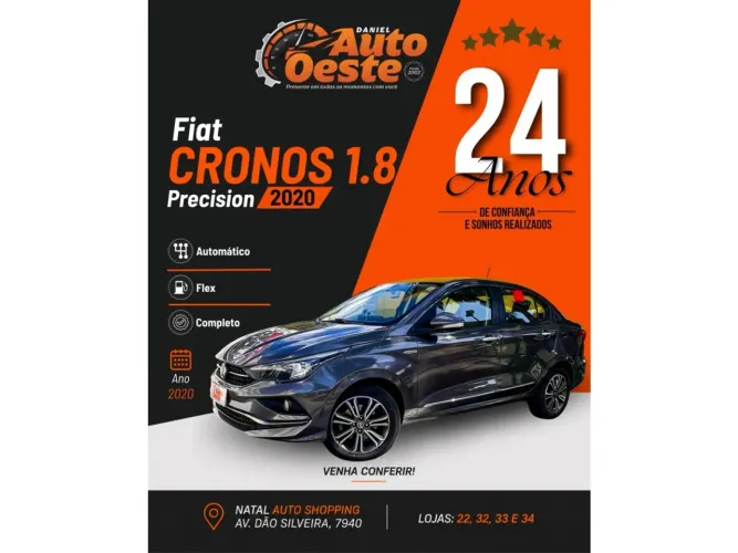Fiat Cronos Precision 1.8 16V Flex Aut. 2020