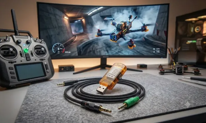 Simulador Rc Com Cabo Usb - Real Flight 7 - Rf7