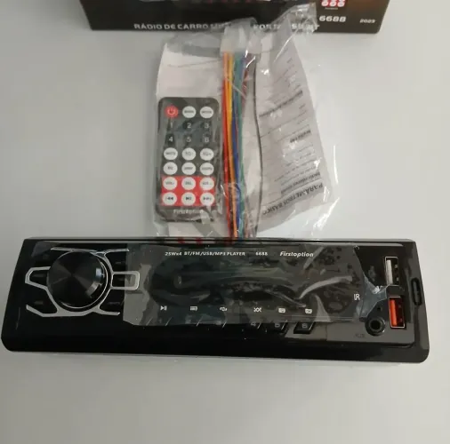 Radio Automotivo com Bluetooth 1 din