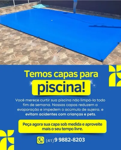 Capa p/ piscina 3,5x6,5 