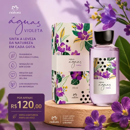 Colônia águas violeta