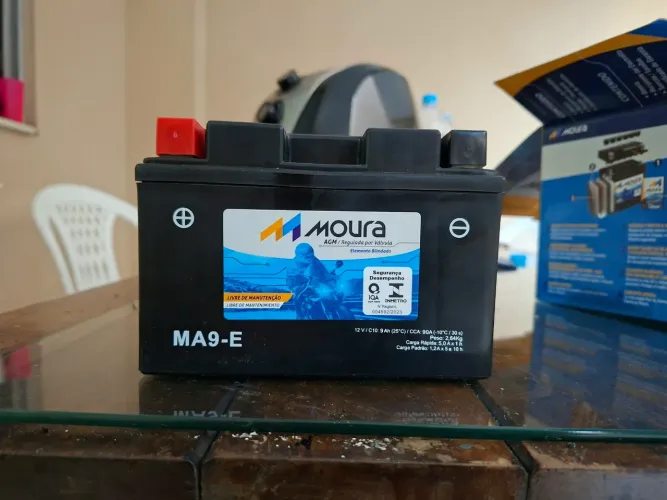 Bateria Moura Ma09-e 12 v 9 a Motos