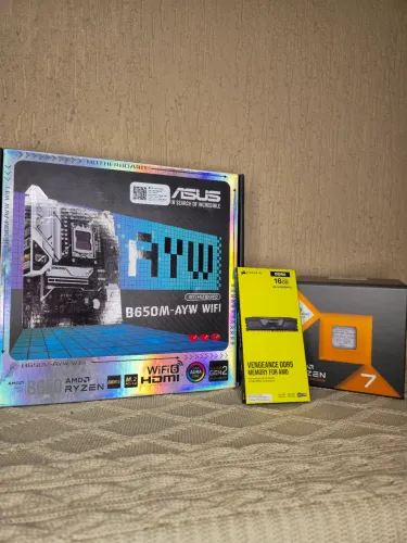 Kit AM5 | RYZEN 7 7800X3D | 16GB RAM 6000MHZ | B650M AYW