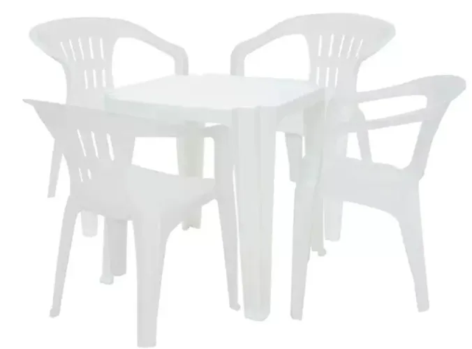 Conjunto mesa com cadeiras Tramontina 