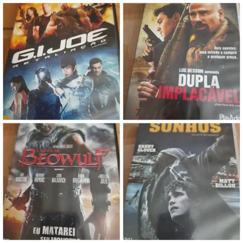 Lote DVDs Ação 3
