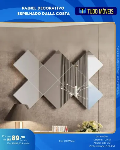 Painel Decorativo Espelhado