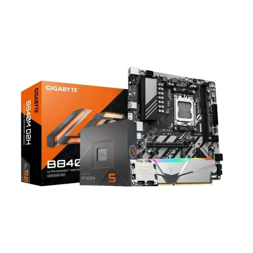 Kit Ryzen 5 7600x + B840m + 16gb 5600mhz | Troco e parcelo