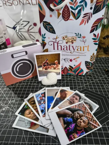 Kit Polaroid Imã Personalizada P M G (De 6 A 12 Fotos) + Brindes