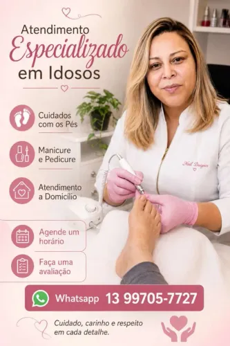 Manicure Especialista em Pés e atendimento a idoso