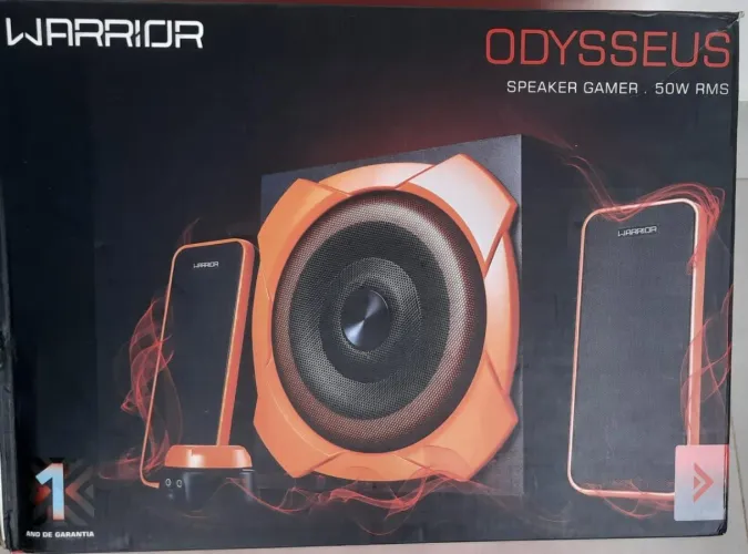 Caixa de Som Gamer Warrior Odyssey 50W RMS