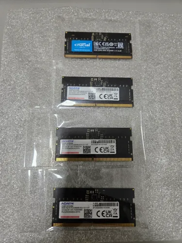 Memórias DDR5 de 8GB 5600MHz (04 unidades)