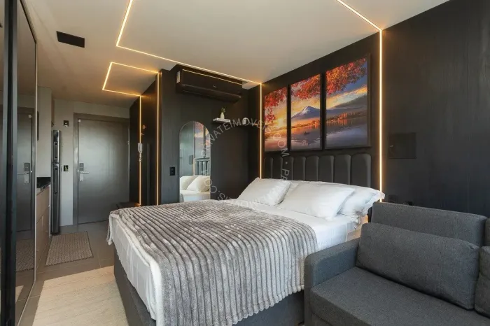Apartamento Studio mobiliado para alugar no Três Figueiras com 1 quarto (1 suíte)