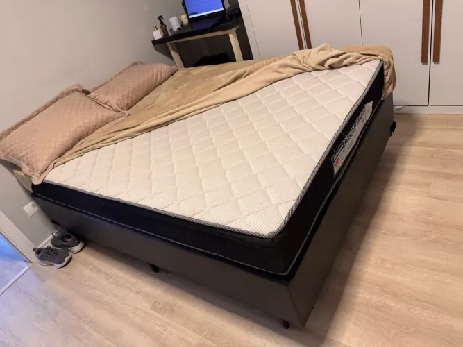 Cama box ortobom