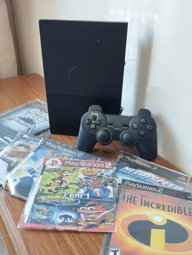 PlayStation 2 com leitor funcionando!