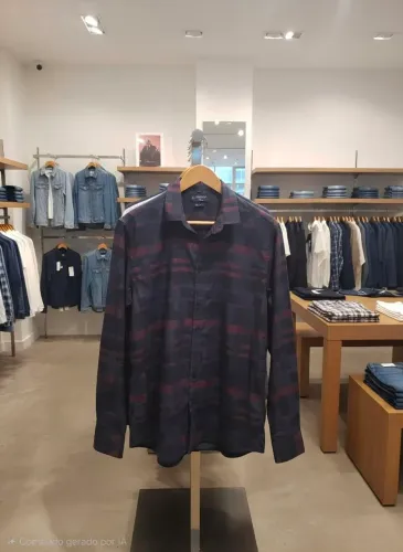 Camisa Xadrez Dudalina Slim Fit