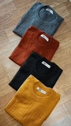CAMISA TRICOT GOLA ALTA ZARA