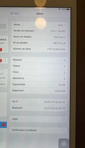 iPad Mini 2 32gb Wifi (usado)